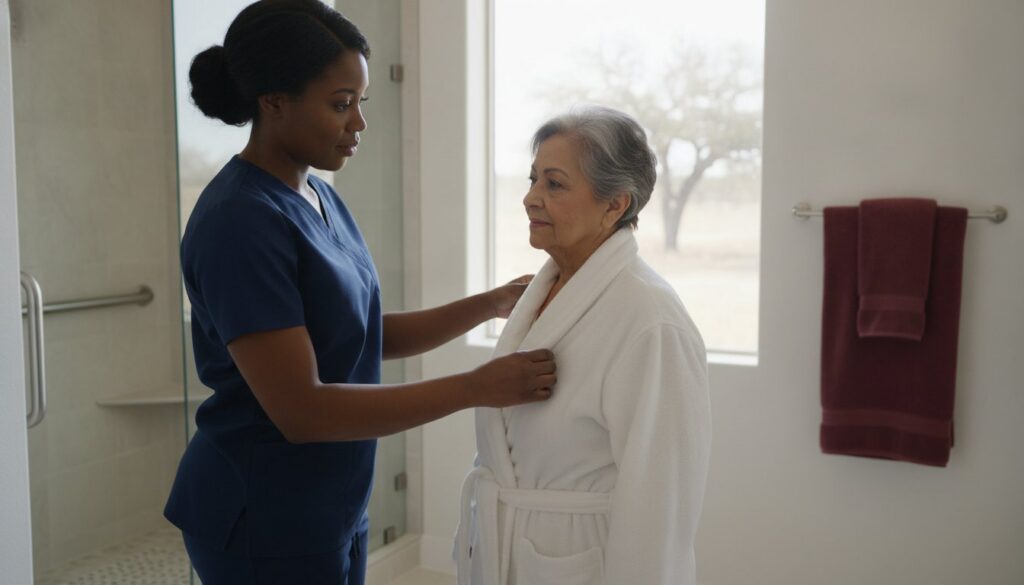 Elderly Bathing and Dressing: Safety and Dignity at Home