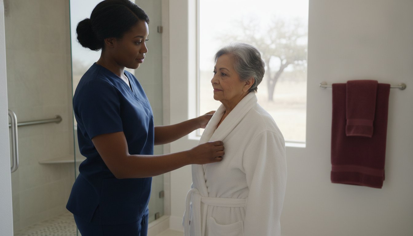 Elderly Bathing and Dressing: Safety and Dignity at Home