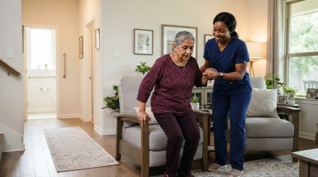 Fall Risk Assessment and In-Home Care for Missouri City Seniors