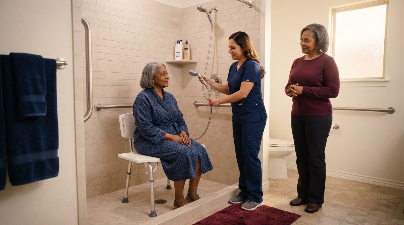 Senior Bathing & Hygiene in Missouri City: A Family Guide