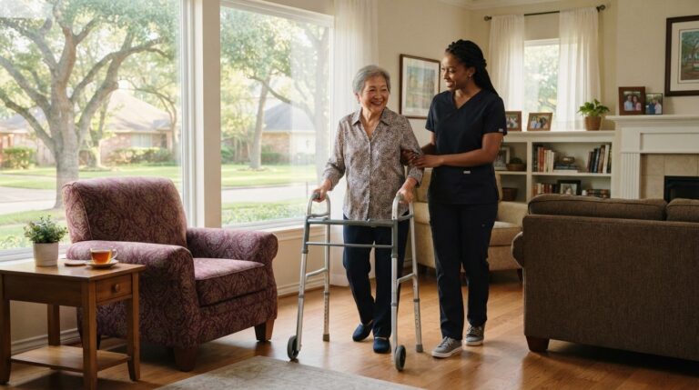 Support for Elderly Adults with Limited Mobility in Sugar Land